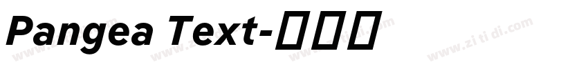 Pangea Text字体转换